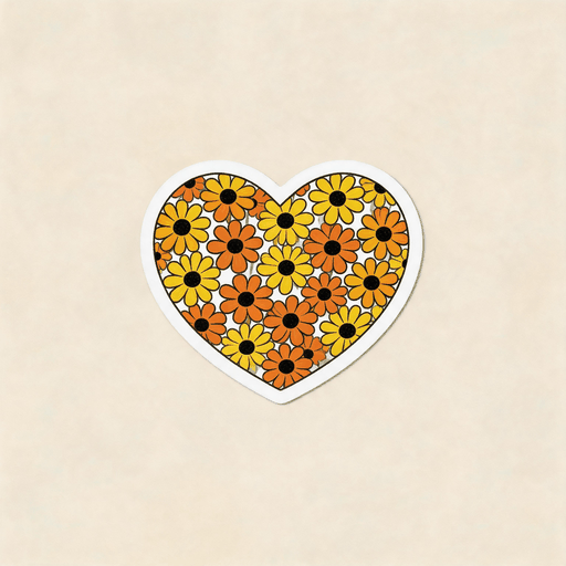 Self Love Floral Vinyl Sticker | Empowerment Aesthetic Decal for Laptop & Journal